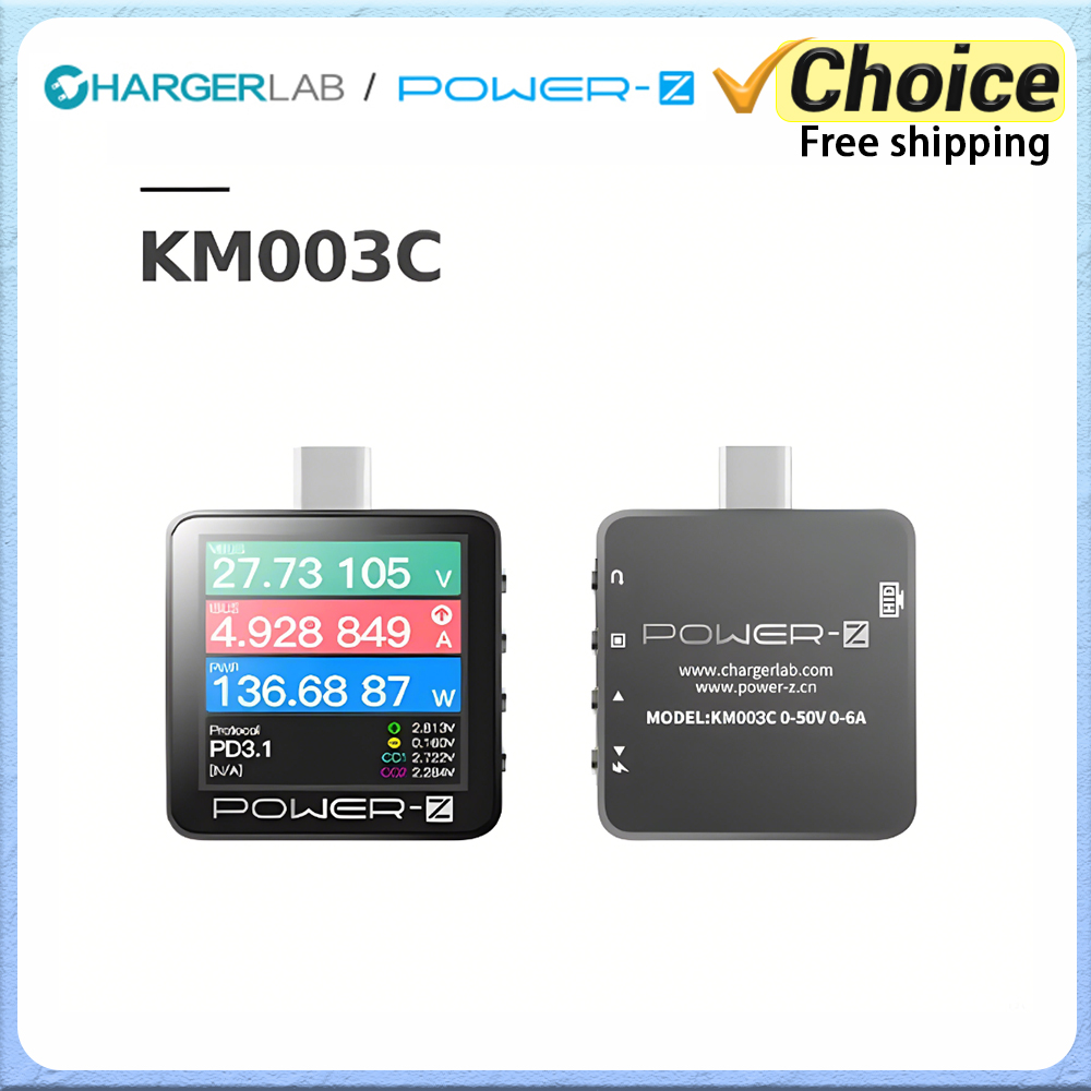 Power Banks - Power-Z KM003C Taşınabilir Tip-C Hızlı Şarj
