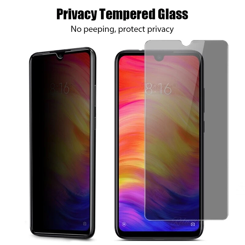 Anti Spy Privacy Glass Case - Samsung A02s için casus karşıtı temperli