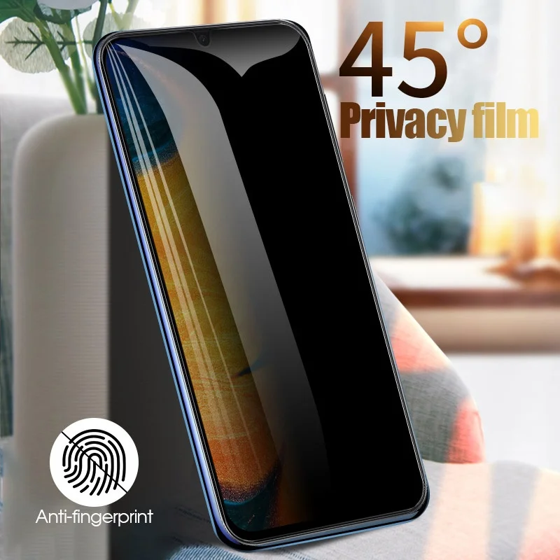Anti Spy Privacy Glass Case - Samsung a70s için casus karşıtı kılıf,
