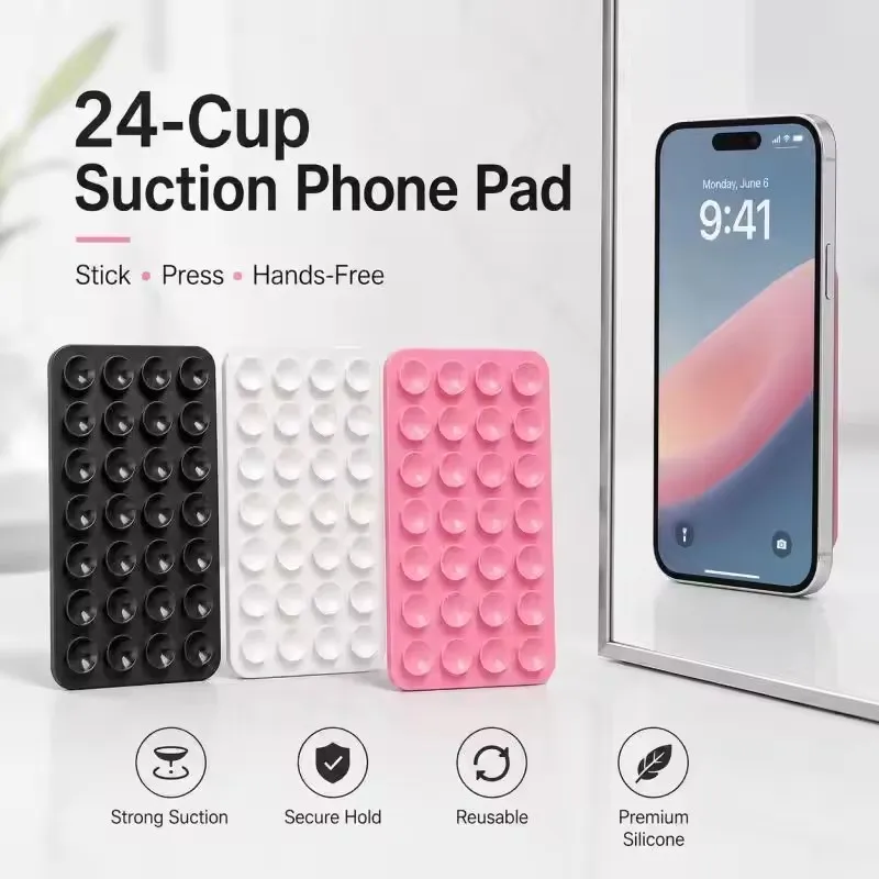 Phone Cases - Silikon Duvar Vakumlu Tutucu Yaratıcı Çok