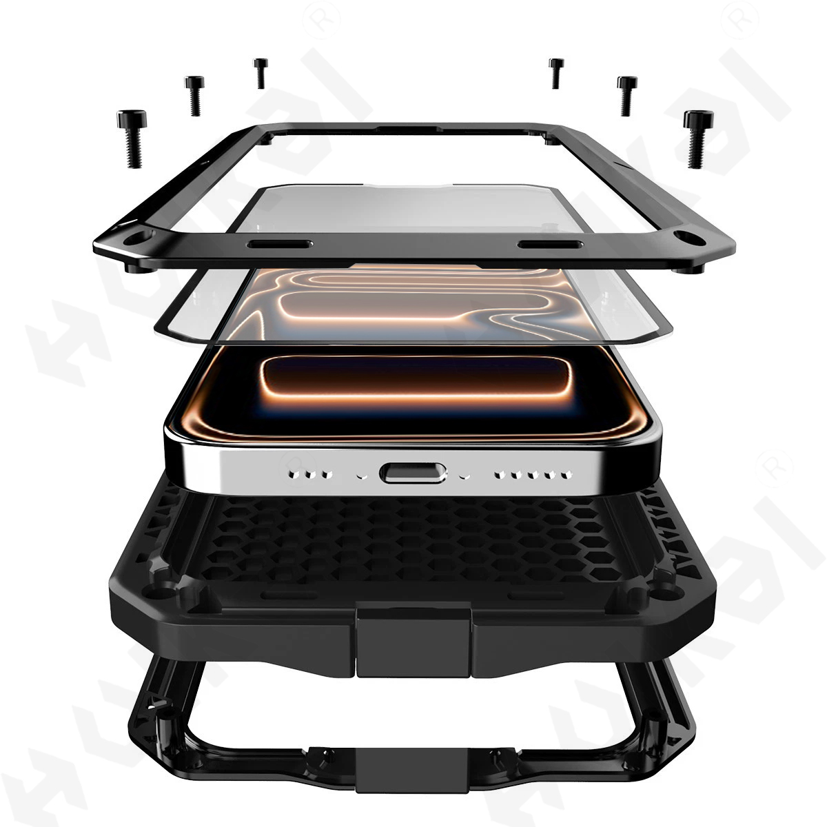 Heavy Duty 360 Full Body Protective Case - iPhone 17 16 15 14 13