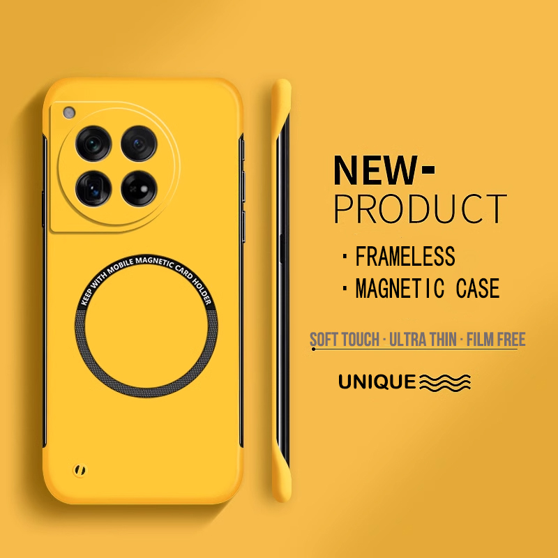 Ultra Thin Frameless Phone Cover - Magsafe Manyetik Oneplus 15 13 12