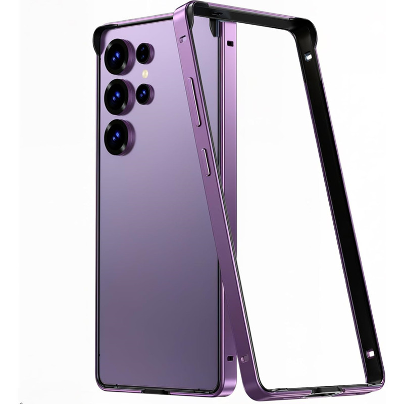 Metal Bumper Aluminum Frame Case - Samsung Galaxy S26 S25 Ultra S24
