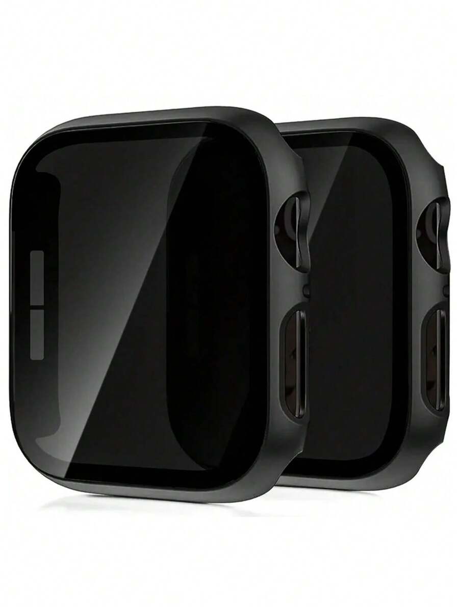 Anti Spy Privacy Glass Case - 2 adet Siyah Anti-Spy Gizlilik Ekran