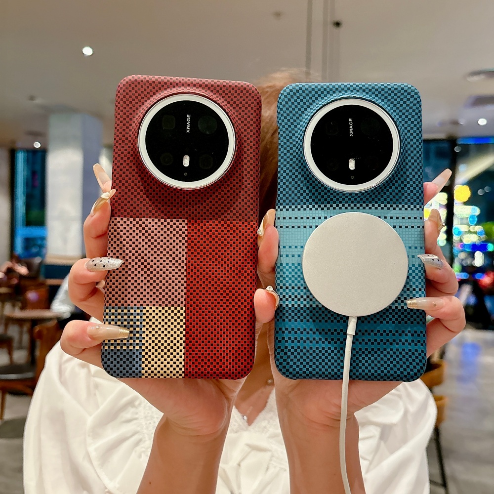 Ultra Thin Frameless Phone Cover - Ultrathin Magsafe Karbon Fiber Doku Telefon