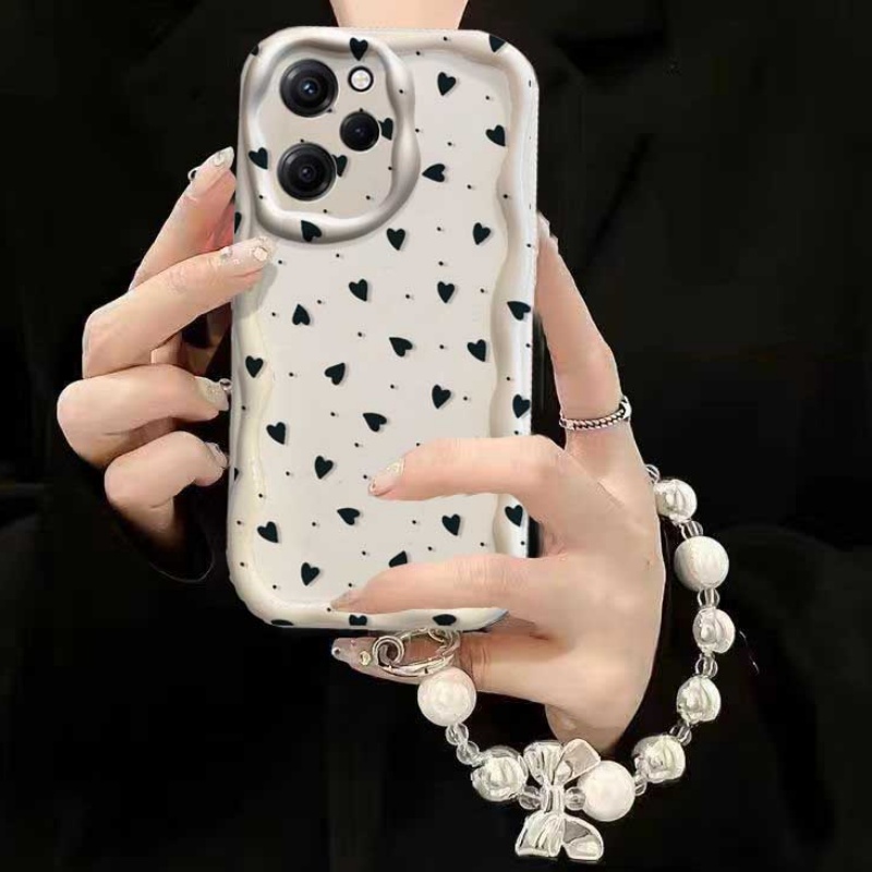 Cute Cartoon Wrist Strap Silicone Case - RENO 15 15F 14 PRO 14F