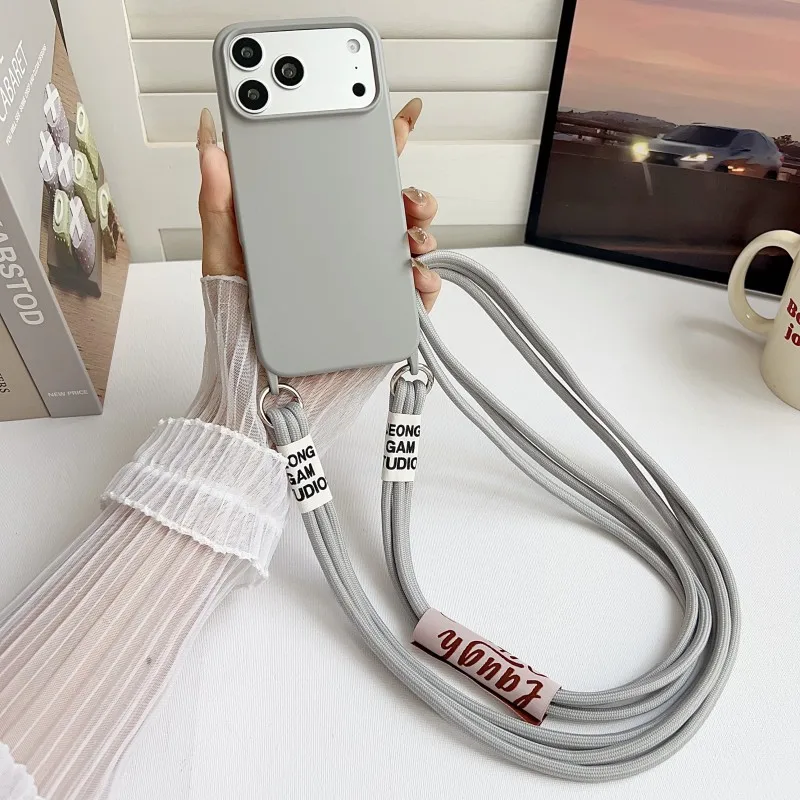 Crossbody Lanyard Neck Strap Case - iPhone 18 17 16 15 14