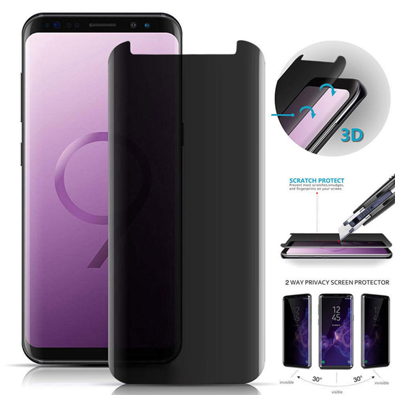 Anti Spy Privacy Glass Case - Samsung Galaxy S8 S9 Plus Note
