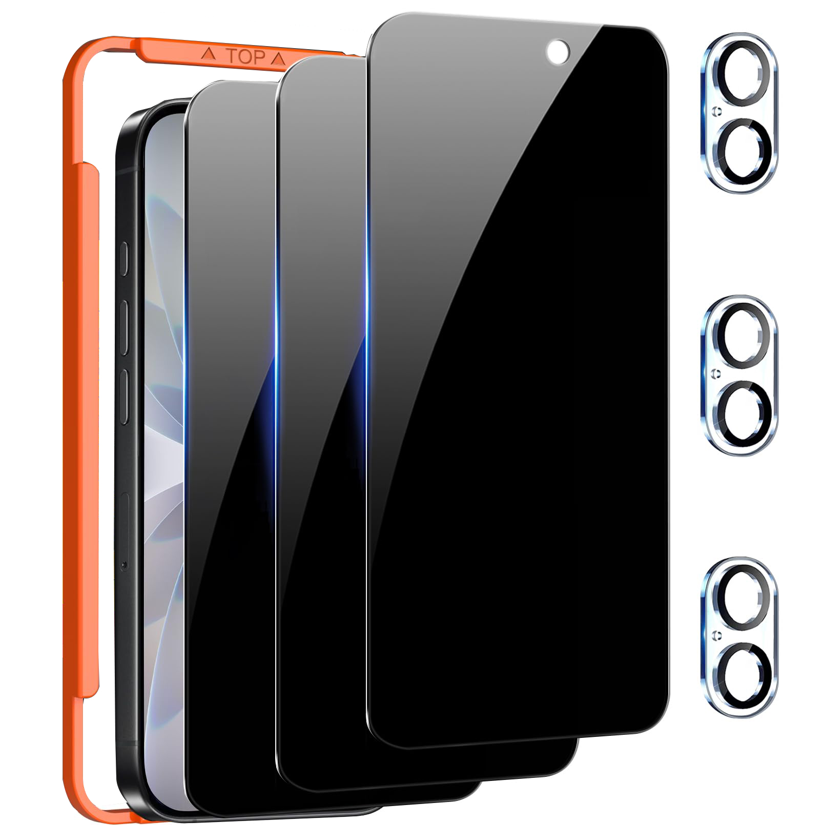 Anti Spy Privacy Glass Case - iPhone 17 Telefon Kılıfı Dostu Aksesuarlar