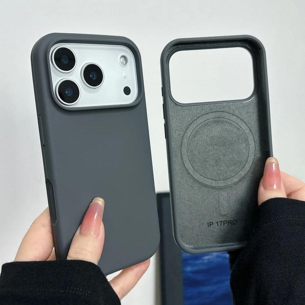 Liquid Silicone Magnetic Phone Case - iPhone 17 16 15 14 13