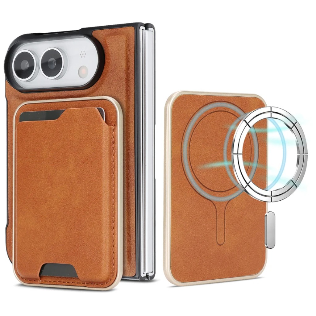 Leather Wallet Card Holder Phone Cover - Çıkarılabilir Deri Cüzdanlı Kart Tutuculu Telefon