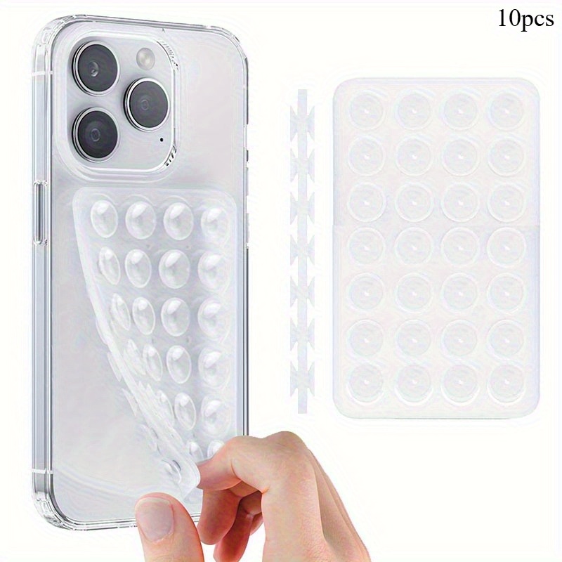 Phone Stands - 10 Adet Çift Taraflı Silikon Vakumlu