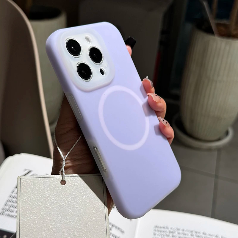Liquid Silicone Magnetic Phone Case - Sıvı Silikon Şeker Renkli Jöle Telefon