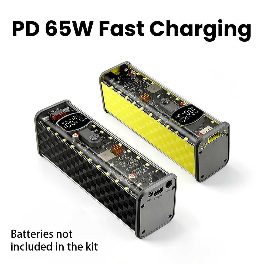 Power Banks - PD 65W Güç Bankası DIY Kutusu