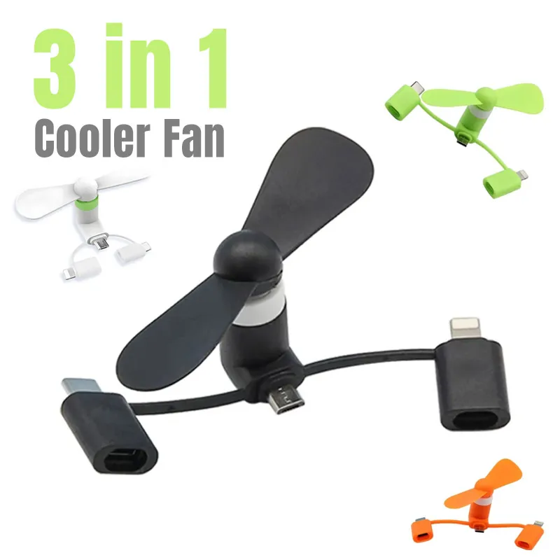 Power Banks - Yaratıcı USB Fan Mini Fan Android