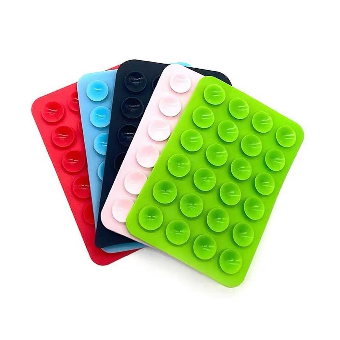 Phone Cases - Silikon Vakumlu Telefon Tutucu Kare Kaymaz