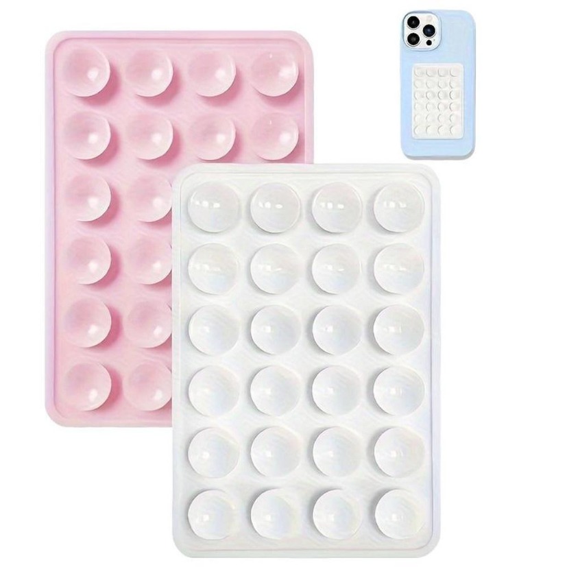 Phone Stands - Çok Fonksiyonlu Vakumlu Duvar Standı Silikon