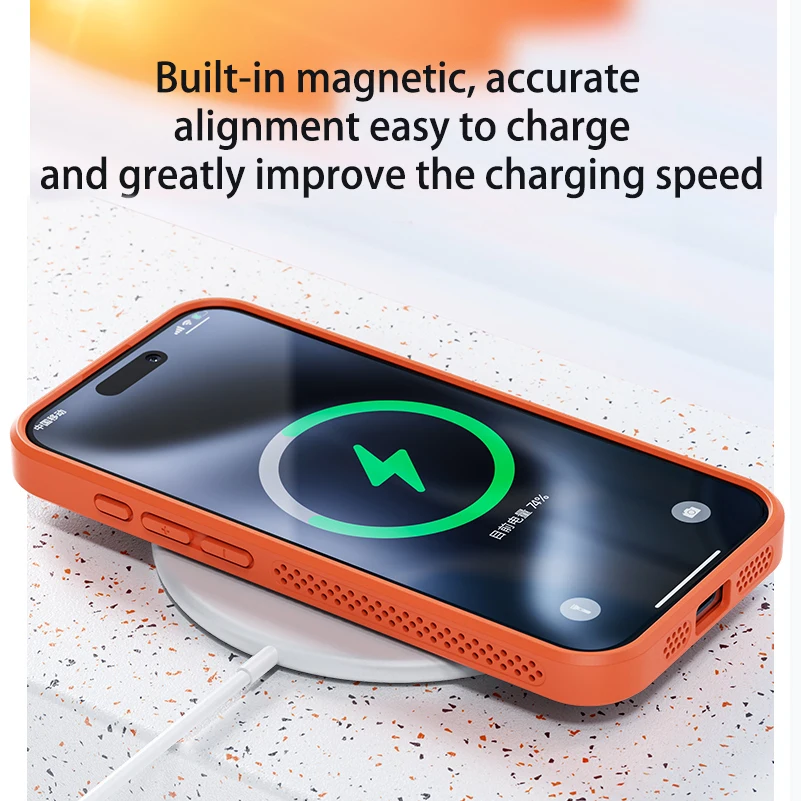Heat Dissipation Mesh Breathable Case - iPhone 16 14 15 13 12