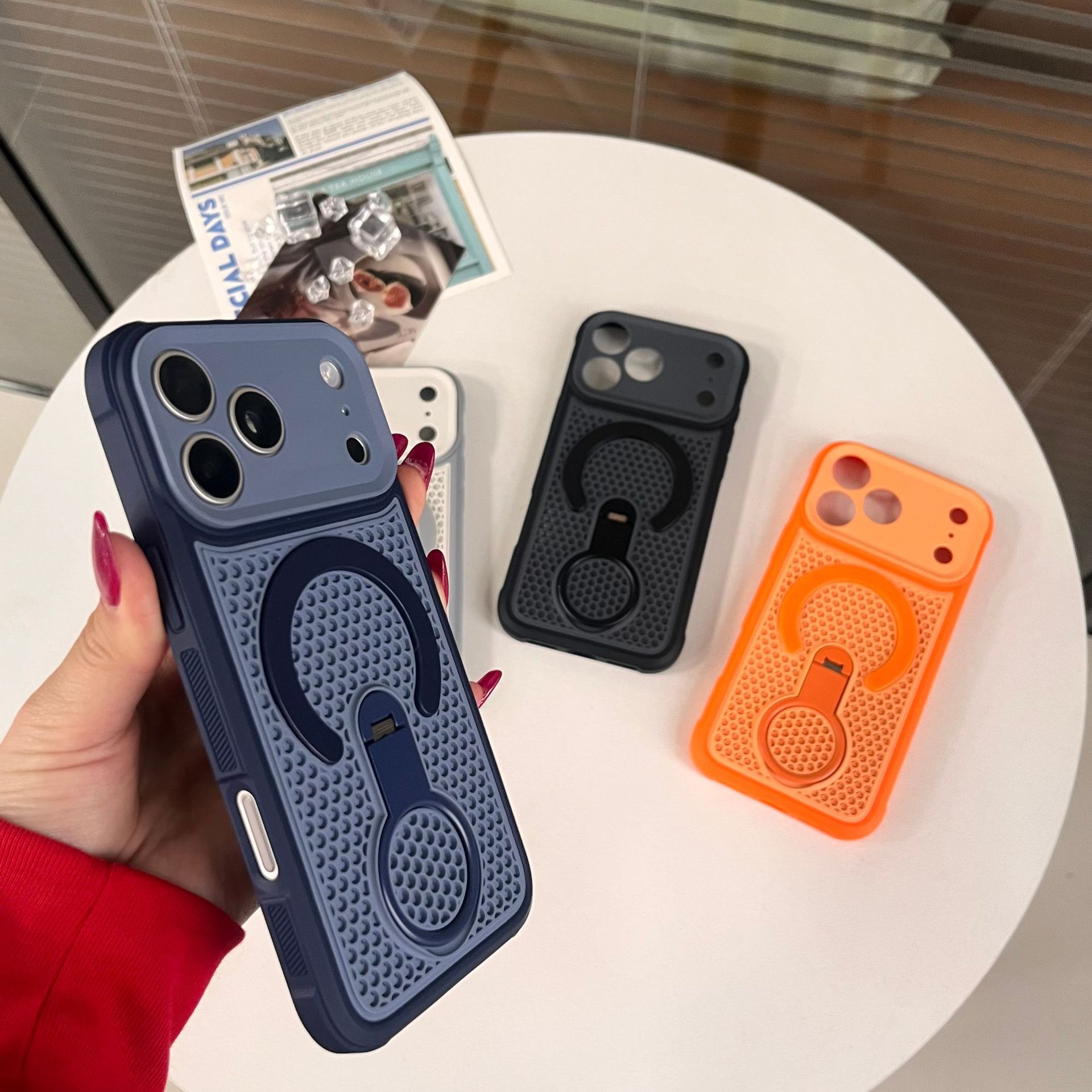 Heat Dissipation Mesh Breathable Case - 360 ° iPhone 17Air 17Pro Max