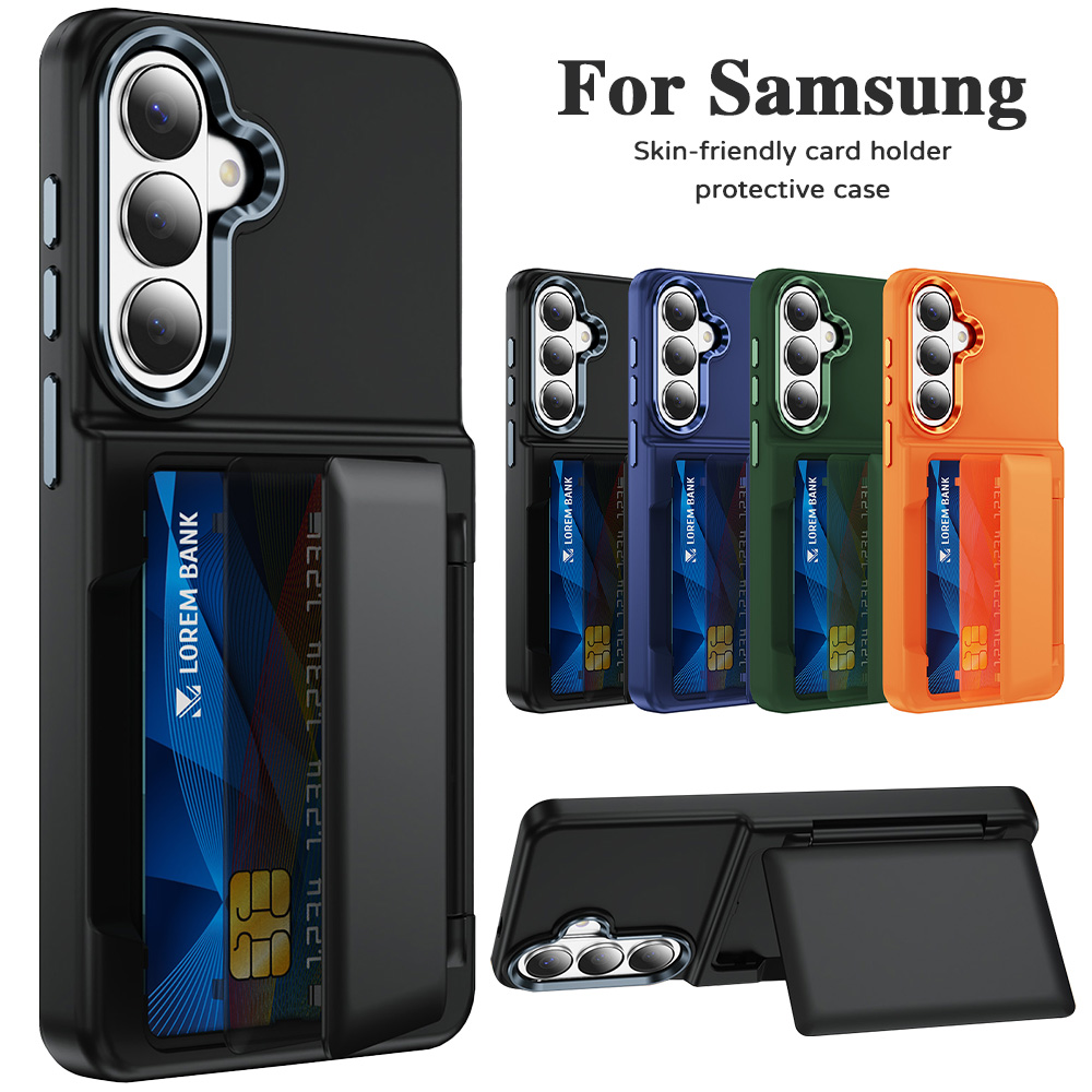 Leather Wallet Card Holder Phone Cover - Samsung Galaxy S26 S25 S24 S23