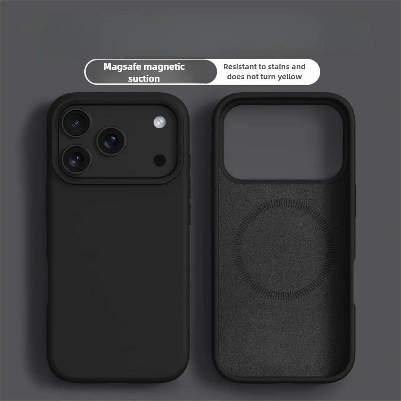 Liquid Silicone Magnetic Phone Case - MagSafe Uyumlu iPhone 17 Pro Max