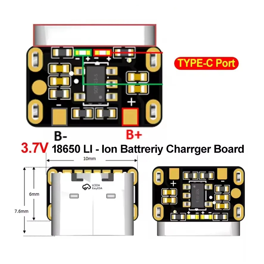 1-50 adet tip-c 18650 lityum p - Power Banks incelemesi ve fiyatı