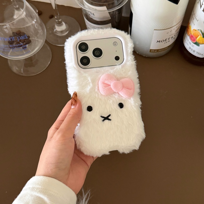 Sevimli Karikatür Beyaz Tüylü  - Cute Cartoon Wrist Strap Silicone Case incelemesi ve fiyatı