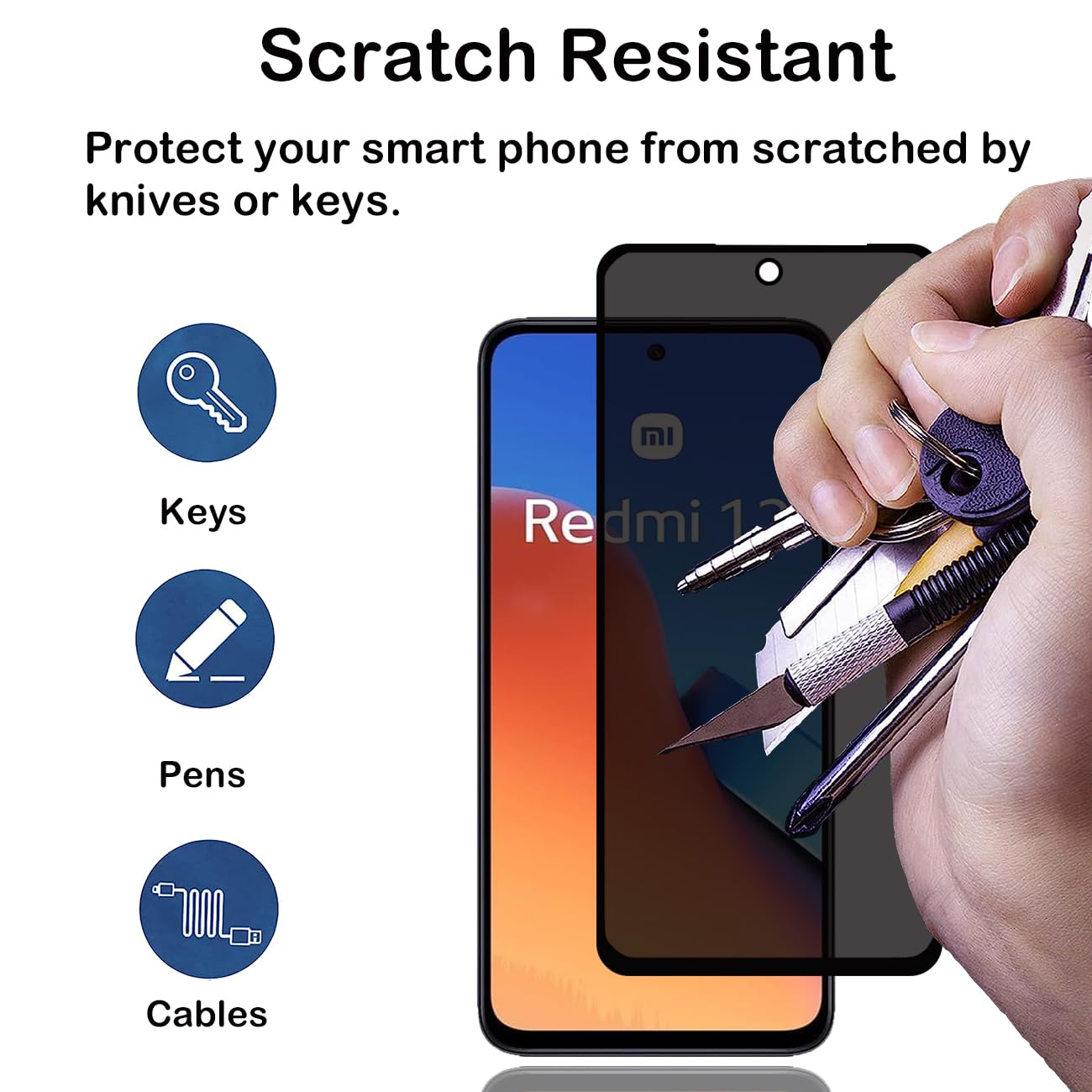 Anti Spy Ekran Koruyucu Xiaomi - Anti Spy Privacy Glass Case incelemesi ve fiyatı