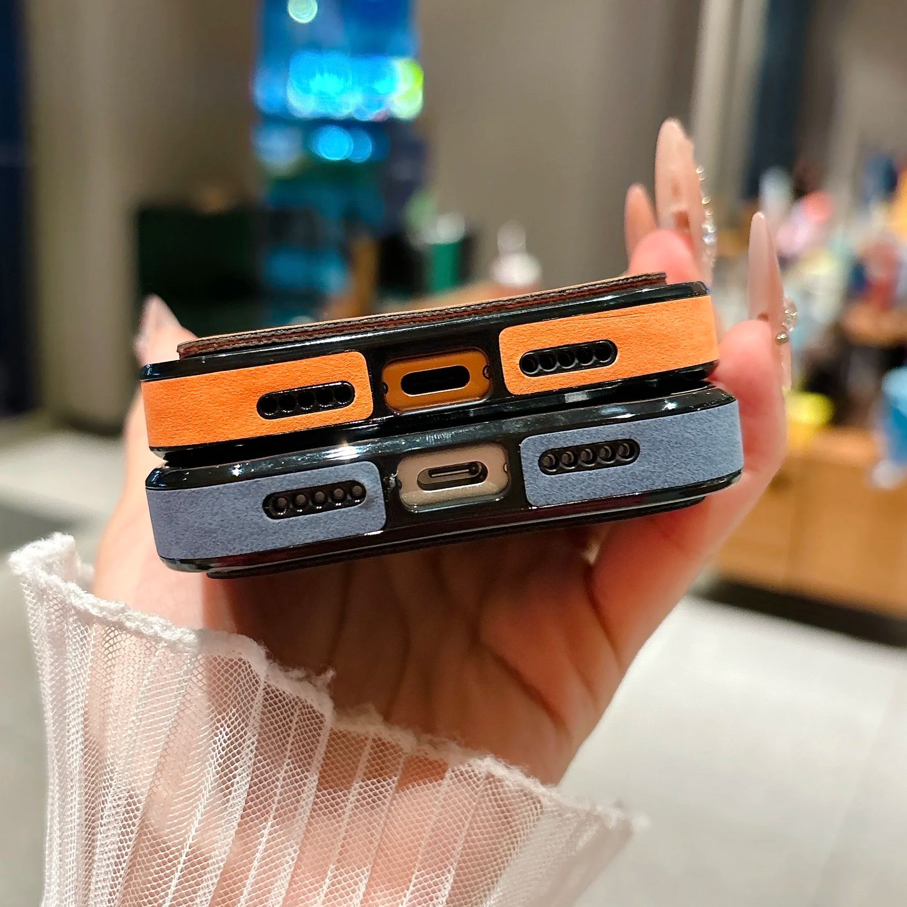 iPhone 17 16 15 14 13 Plus Pro - Leather Wallet Card Holder Phone Cover incelemesi ve fiyatı