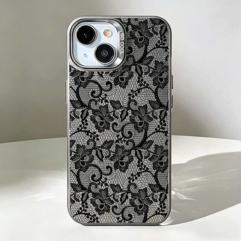 Vintage Siyah Dantel Çiçekli G - Vintage Floral Pattern Soft Case incelemesi ve fiyatı