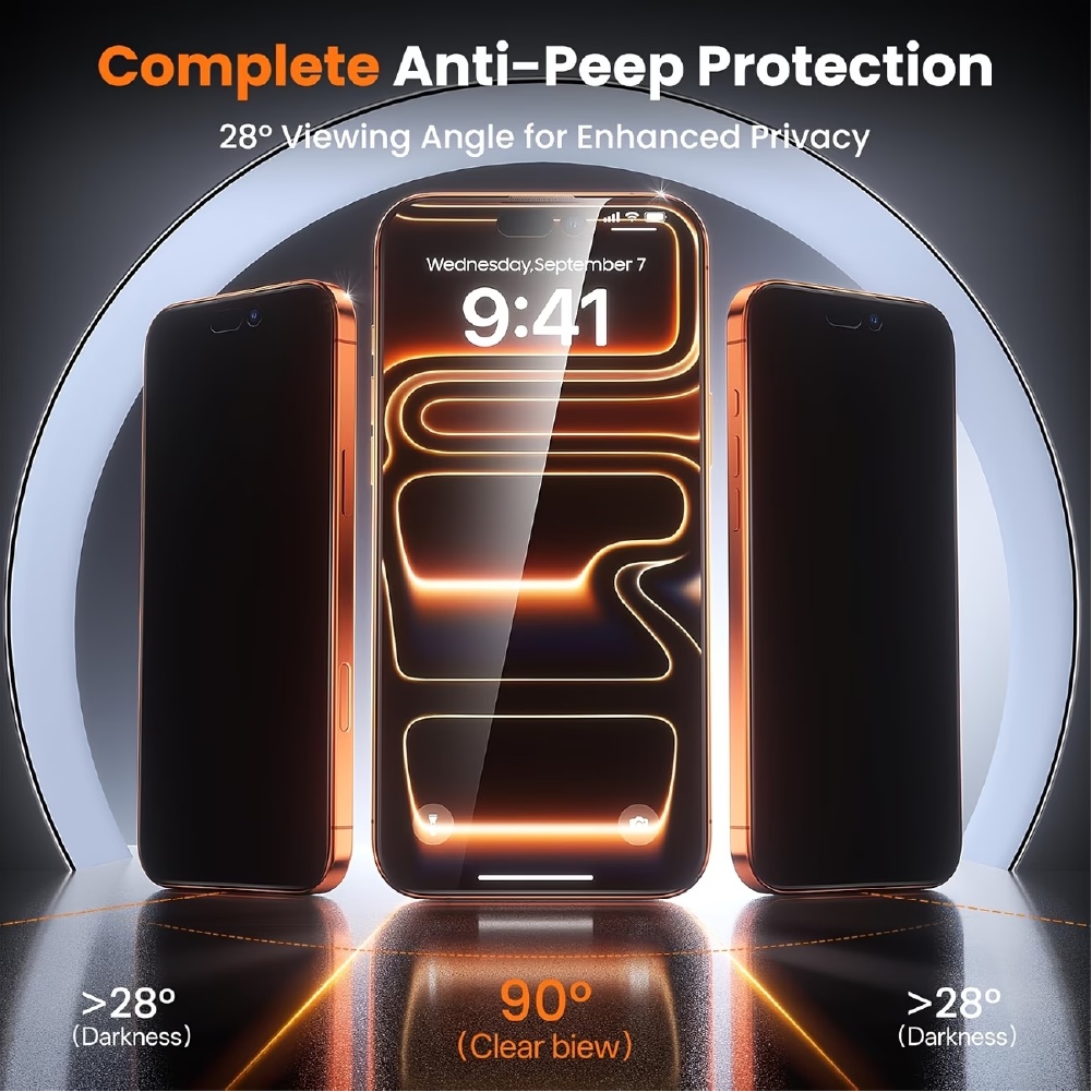 [5 Parça Set] 3 Adet Gizlilik  - Anti Spy Privacy Glass Case incelemesi ve fiyatı