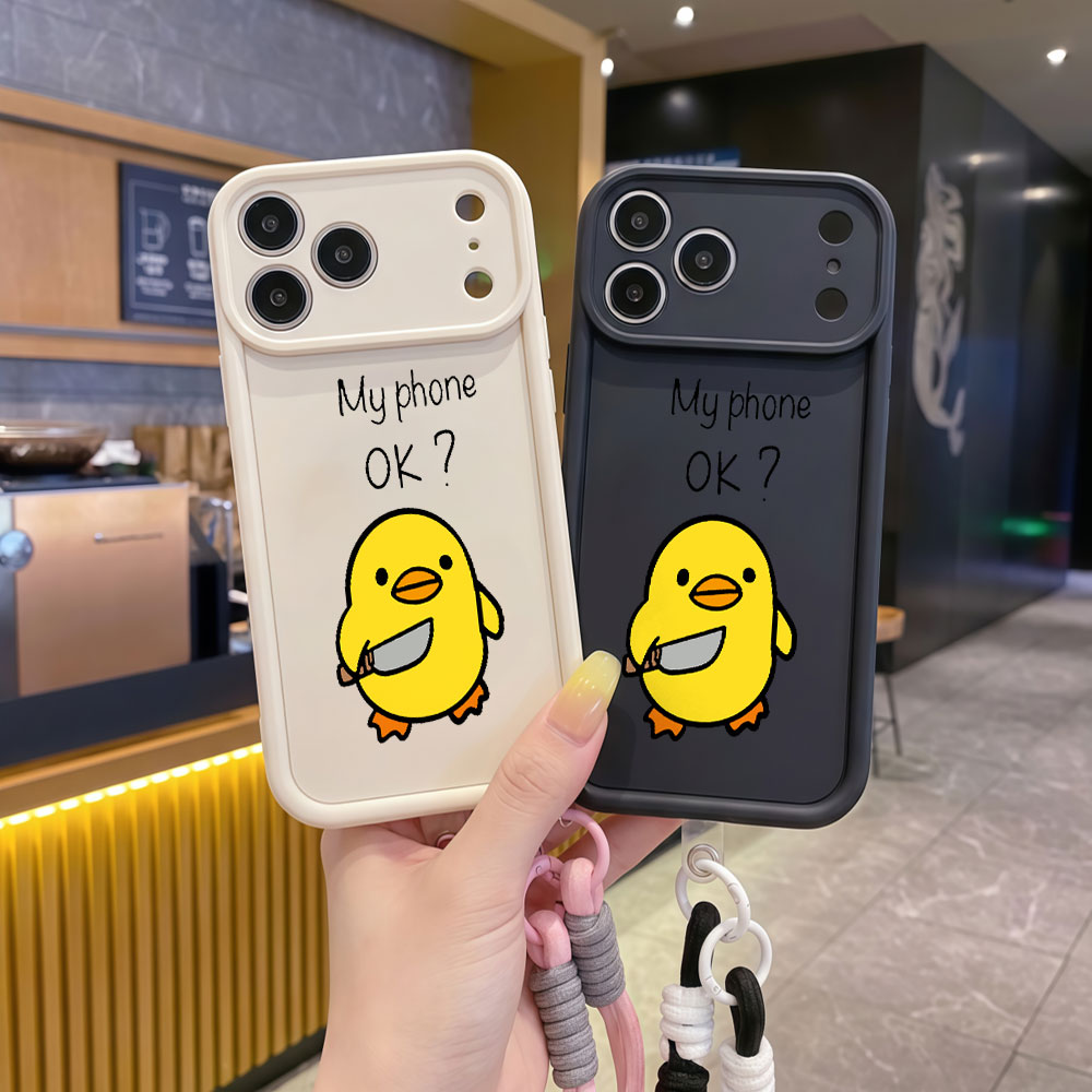 Sevimli Karikatür Ördek Bilekl - Cute Cartoon Wrist Strap Silicone Case incelemesi ve fiyatı