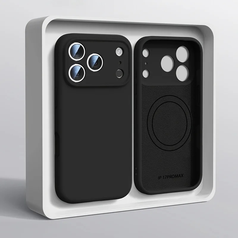 iPhone 17 16 15 14 13 Pro Max  - Liquid Silicone Magnetic Phone Case incelemesi ve fiyatı