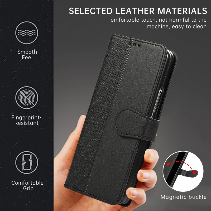 Samsung Galaxy Z Fold 8 Ultra  - Leather Wallet Card Holder Phone Cover incelemesi ve fiyatı