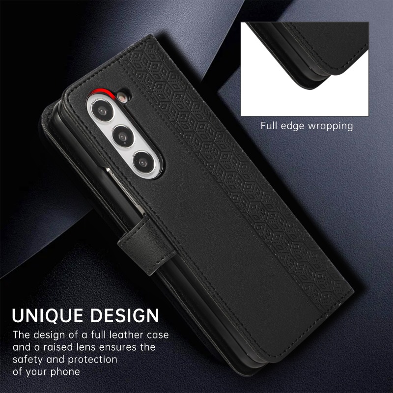 Samsung Galaxy Z Fold 8 Ultra  - Leather Wallet Card Holder Phone Cover incelemesi ve fiyatı