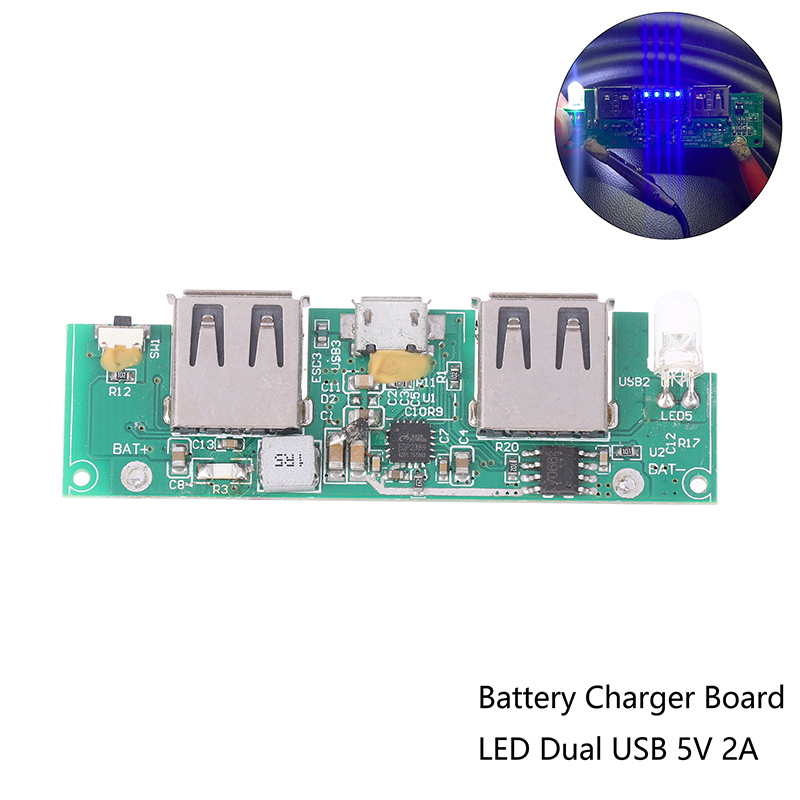 Çift USB 5V mobil güç anakart  - Power Banks incelemesi ve fiyatı