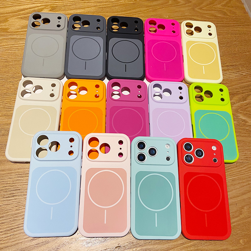 IPhone 18 17 16 15 14 13 Pro M - Liquid Silicone Magnetic Phone Case incelemesi ve fiyatı