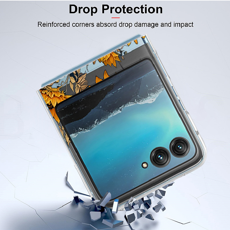 Ayçiçeği Desenli Şeffaf Telefo - Clear Shockproof Bumper Case incelemesi ve fiyatı