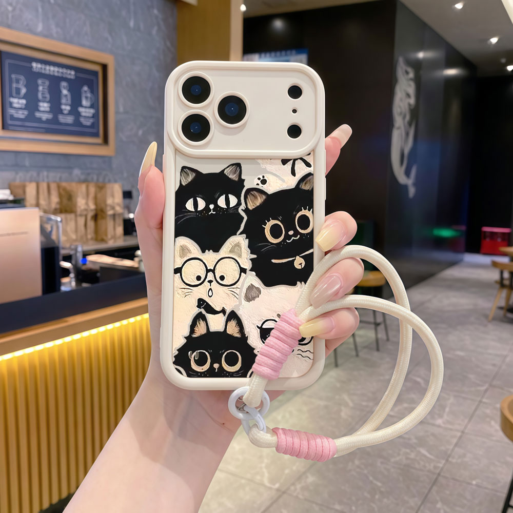Darbeye Dayanıklı Kordonlu Sev - Cute Cartoon Wrist Strap Silicone Case incelemesi ve fiyatı