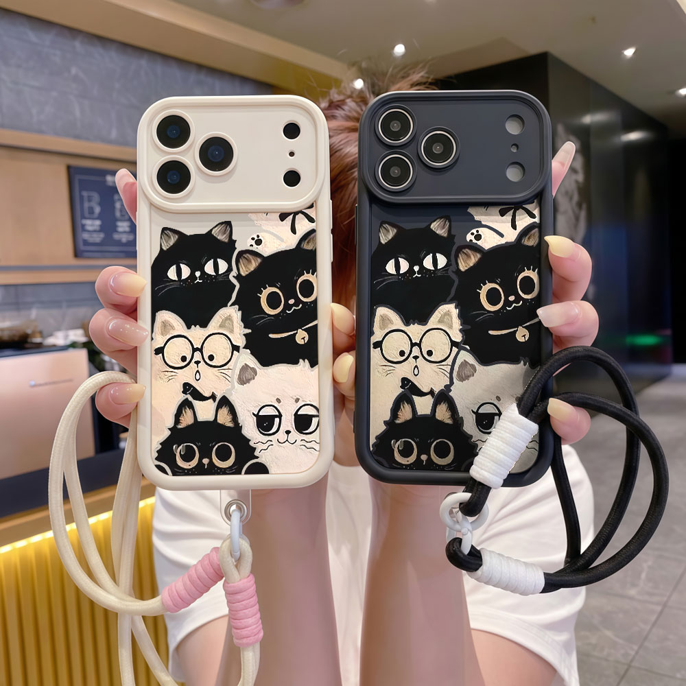 Darbeye Dayanıklı Kordonlu Sev - Cute Cartoon Wrist Strap Silicone Case incelemesi ve fiyatı