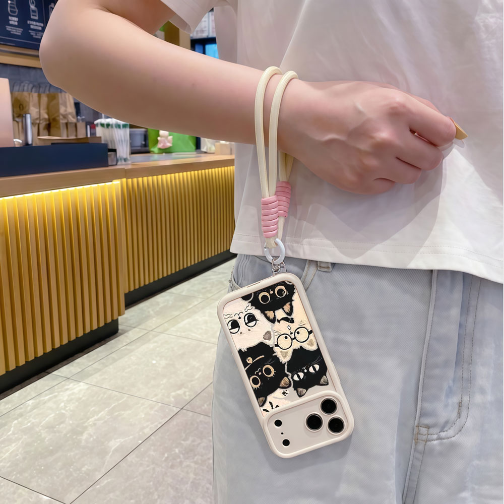 Darbeye Dayanıklı Kordonlu Sev - Cute Cartoon Wrist Strap Silicone Case incelemesi ve fiyatı
