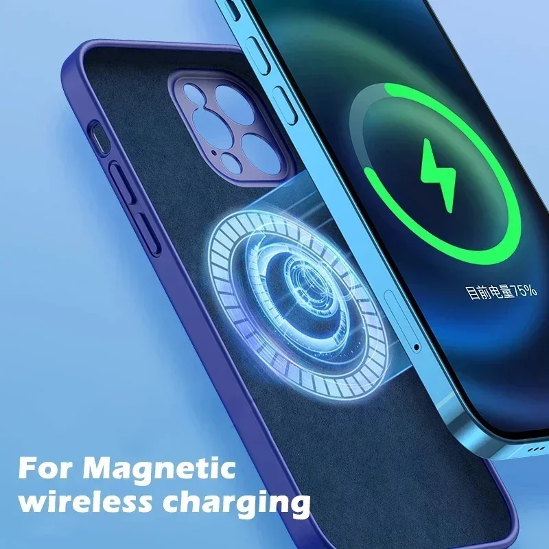 iPhone 18Pro 16 15 14 13 12 17 - Liquid Silicone Magnetic Phone Case incelemesi ve fiyatı