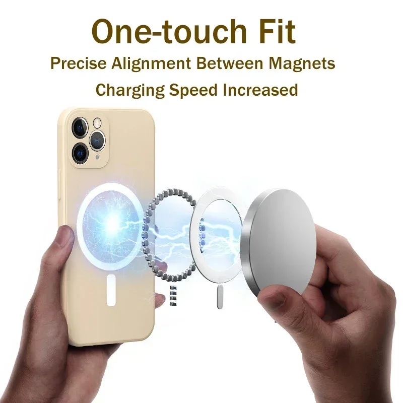 iPhone 18Pro 16 15 14 13 12 17 - Liquid Silicone Magnetic Phone Case incelemesi ve fiyatı