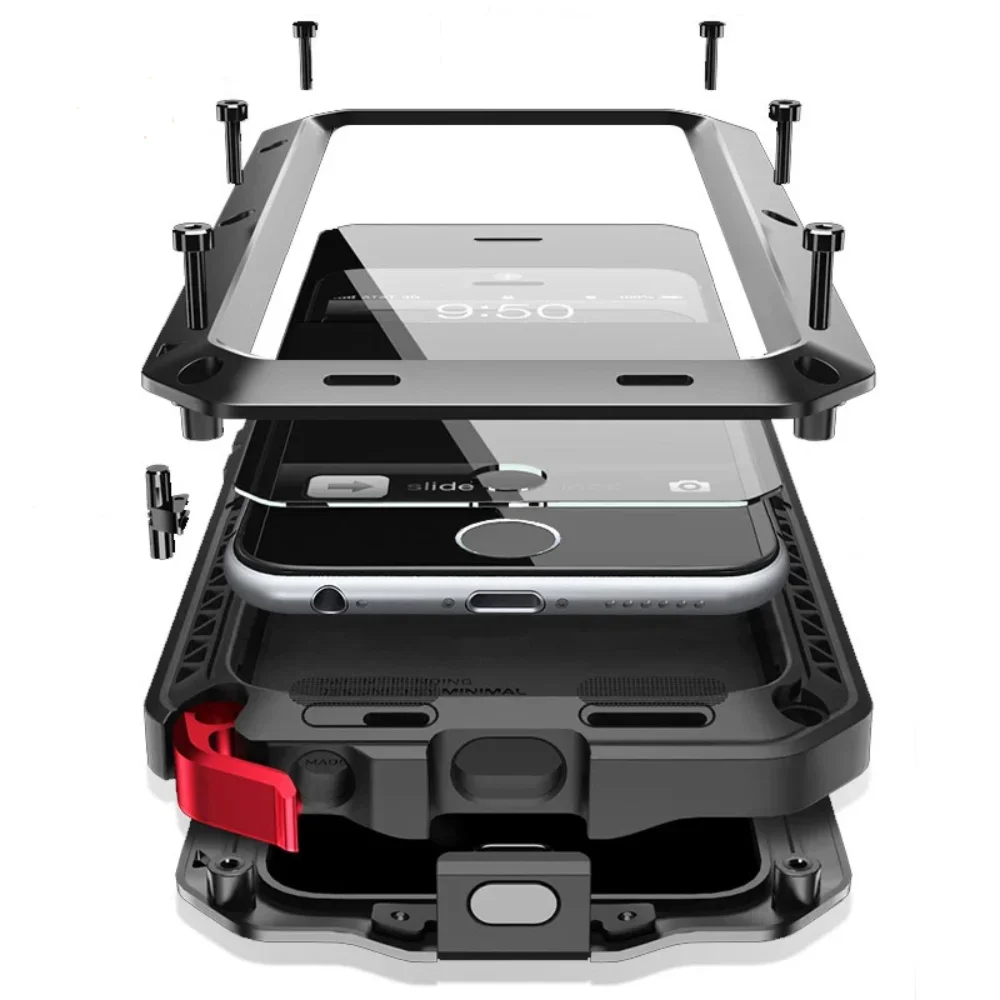 iPhone 16 15 13 12 11 Pro Max  - Heavy Duty 360 Full Body Protective Case incelemesi ve fiyatı