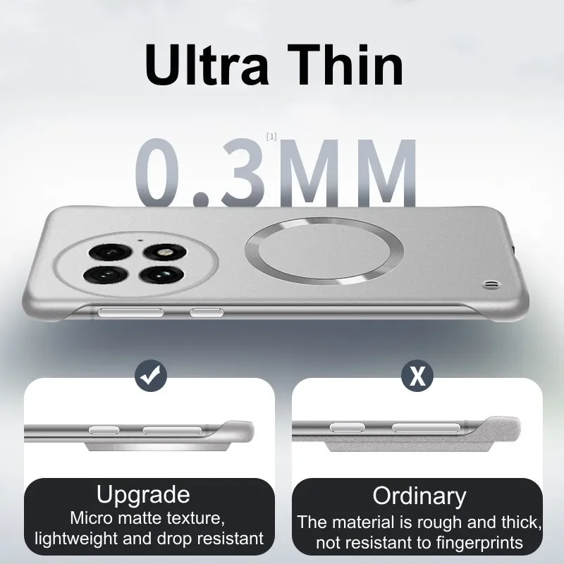 Oneplus 13 13R 12 12R 5G İçin  - Ultra Thin Frameless Phone Cover incelemesi ve fiyatı