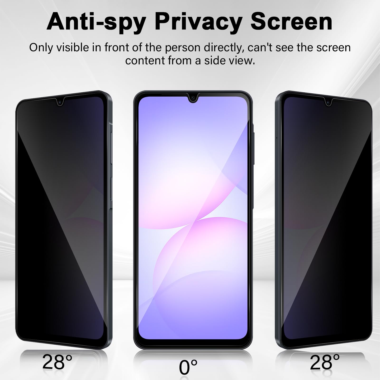 Samsung Galaxy A07 4G 5G Gizli - Anti Spy Privacy Glass Case incelemesi ve fiyatı
