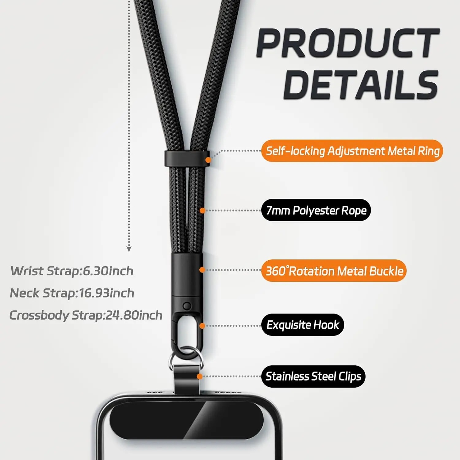Evrensel Telefon Askısı Klipsl - Crossbody Lanyard Neck Strap Case incelemesi ve fiyatı