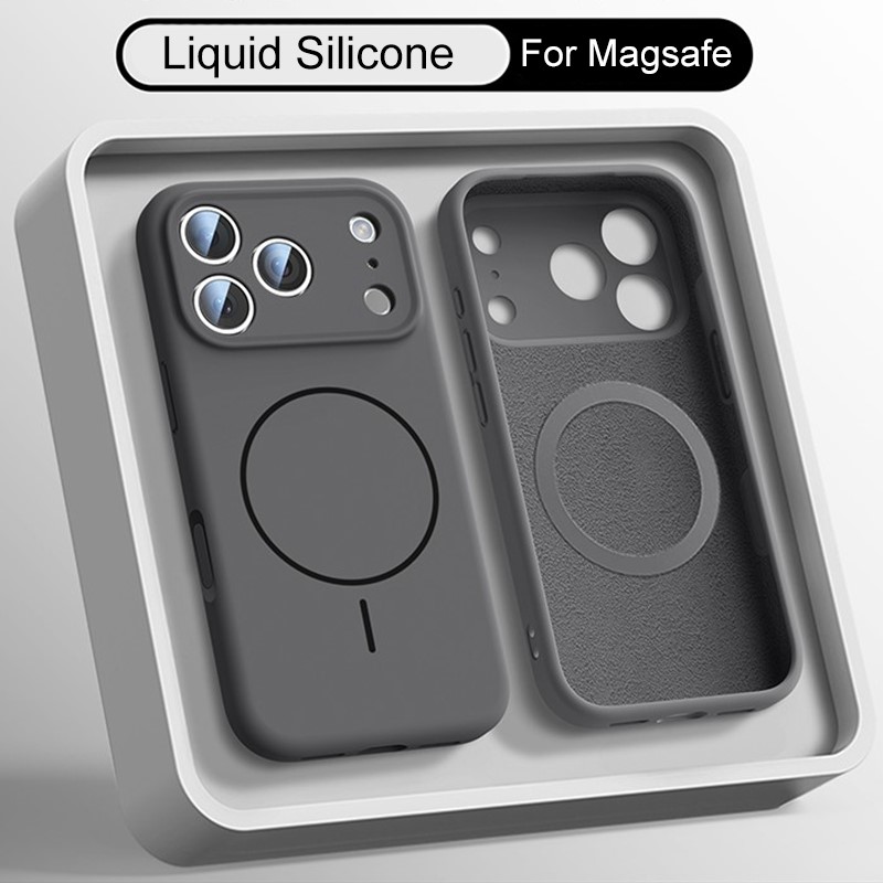 iPhone 18 17 Air 16 Pro 15 14  - Liquid Silicone Magnetic Phone Case incelemesi ve fiyatı