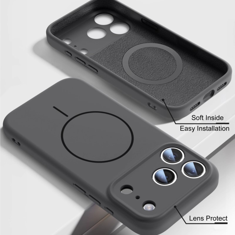iPhone 18 17 Air 16 Pro 15 14  - Liquid Silicone Magnetic Phone Case incelemesi ve fiyatı