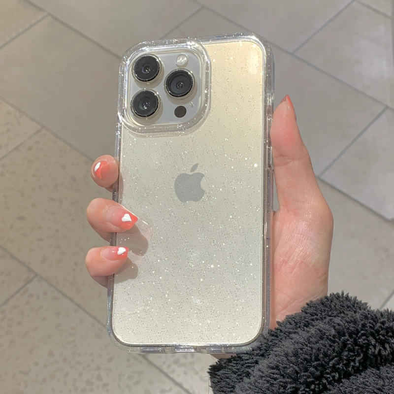 Şeffaf Basit Glitter Telefon K - Clear Shockproof Bumper Case incelemesi ve fiyatı